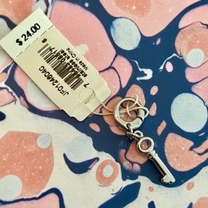 Fossil key charm